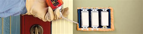 sealant for outdoor electrical box|insulate outlets.